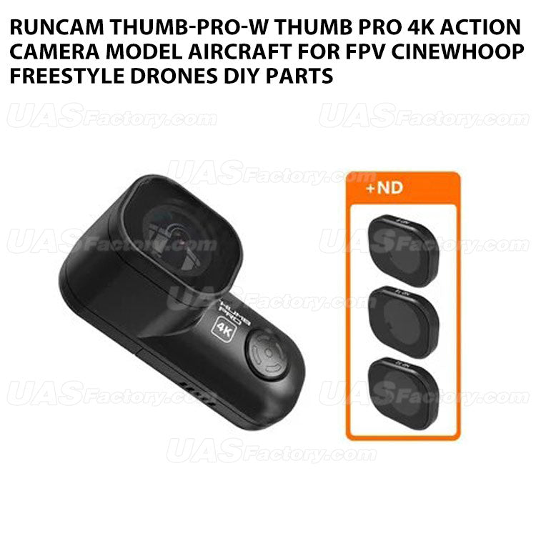 RunCam THUMB-PRO-W Thumb Pro 4K Action Camera Model aircraft for FPV Cinewhoop Freestyle Drones DIY Parts