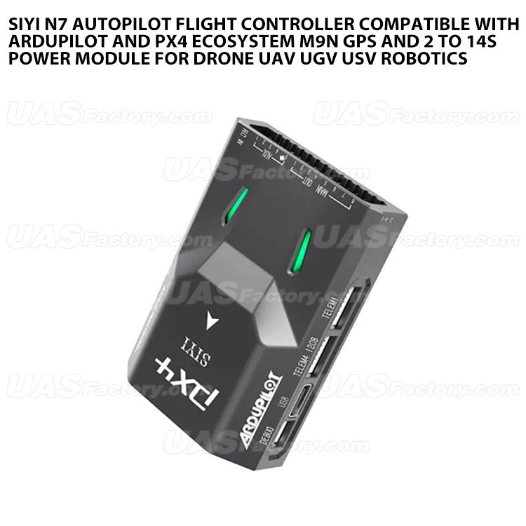 SIYI N7 Autopilot Flight Controller Compatible with Ardupilot and PX4 Ecosystem M9N GPS and 2 to 14S Power Module For Drone UAV UGV USV Robotics