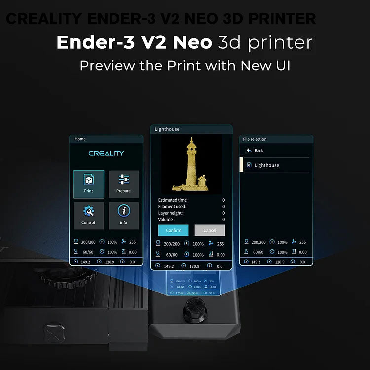 Creality Ender-3 V2 Neo 3D Printer