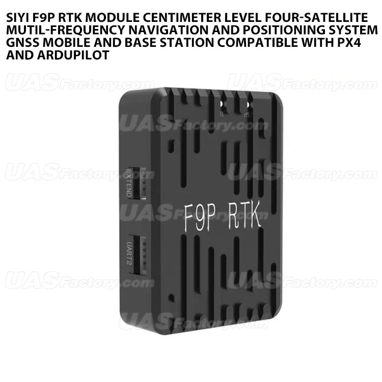 SIYI F9P RTK Module Centimeter Level Four-Satellite Mutil-Frequency Navigation and Positioning System GNSS Mobile and Base Station Compatible with PX4 and Ardupilot