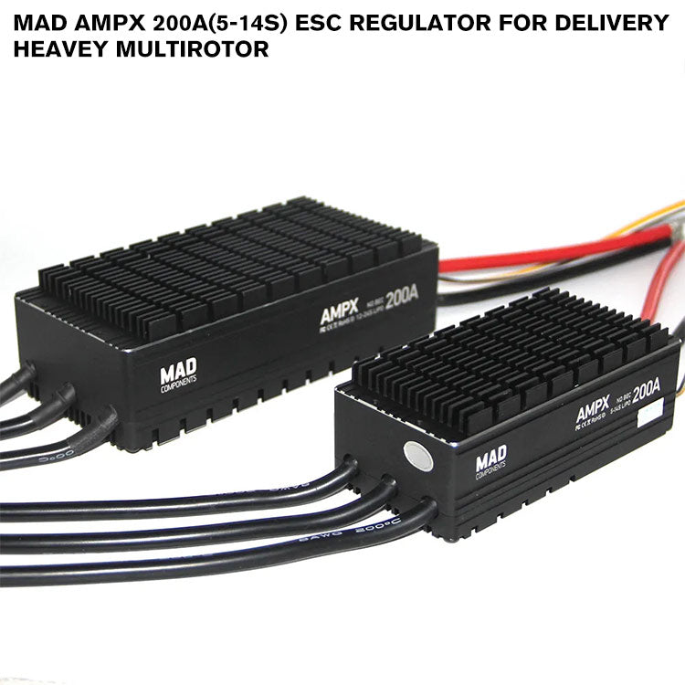 MAD AMPX 200A(5-14S) ESC Regulator For Delivery Heavey Multirotor