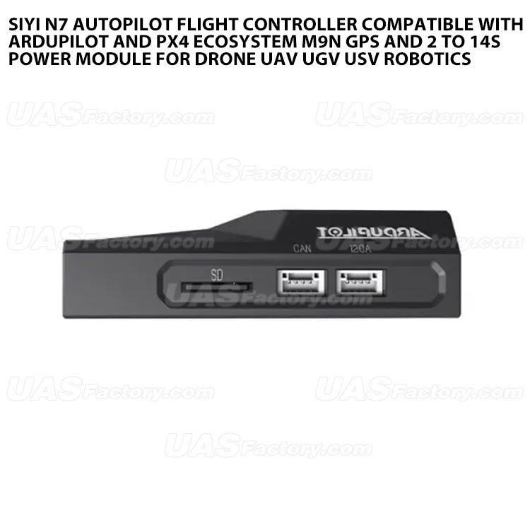 SIYI N7 Autopilot Flight Controller Compatible with Ardupilot and PX4 Ecosystem M9N GPS and 2 to 14S Power Module For Drone UAV UGV USV Robotics