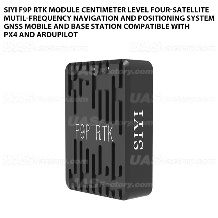 SIYI F9P RTK Module Centimeter Level Four-Satellite Mutil-Frequency Navigation and Positioning System GNSS Mobile and Base Station Compatible with PX4 and Ardupilot