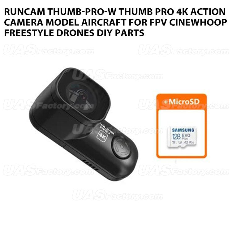 RunCam THUMB-PRO-W Thumb Pro 4K Action Camera Model aircraft for FPV Cinewhoop Freestyle Drones DIY Parts