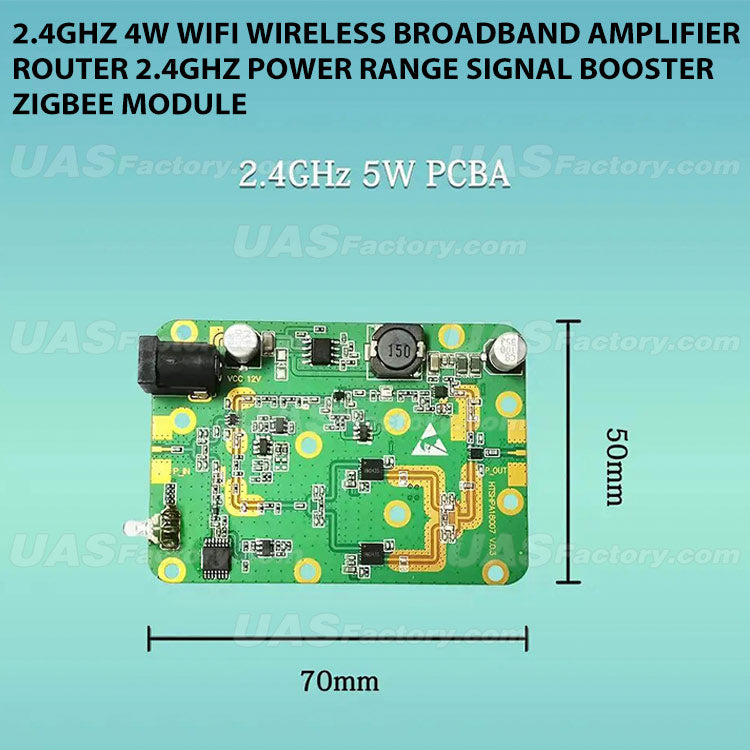 2.4GHz 4W Wifi Wireless Broadband Amplifier Router 2.4Ghz Power Range Signal Booster ZigBee Module