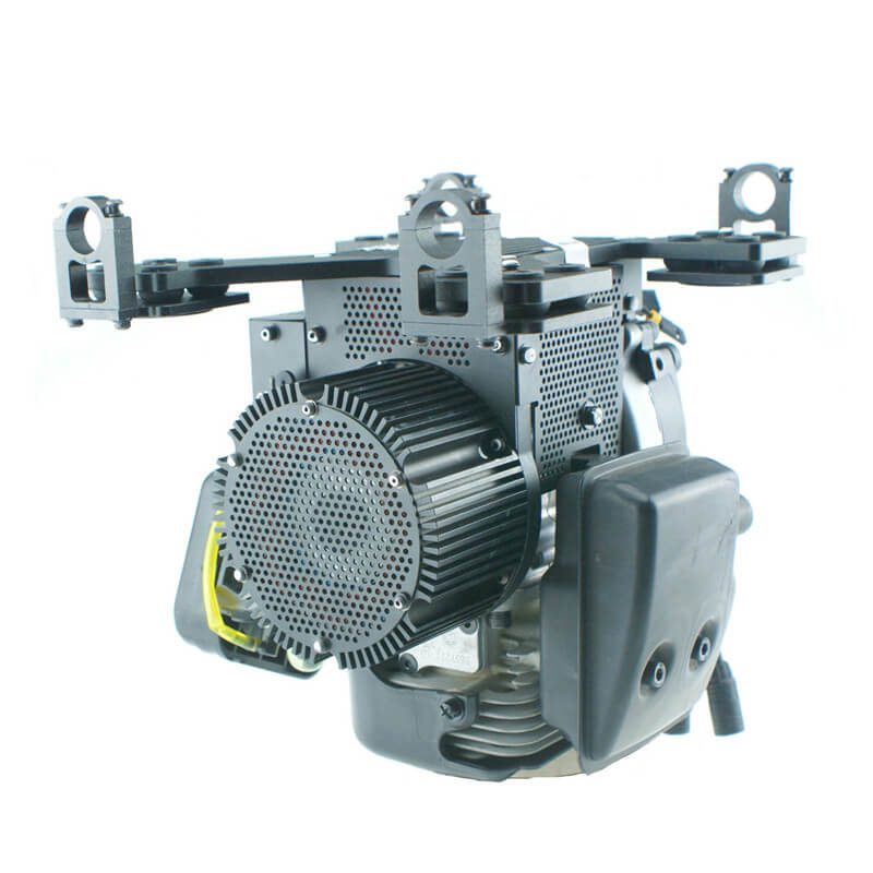 H2 2KW UAV engine hybrid multi rotor power system 2 + hour flight time 5kg load Drone UAV Hybrid System