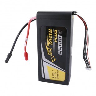 GREPOW Tattu Plus 22000mAh 6S 25C 22.2V Lipo Battery Pack With AS150+XT150 Plug