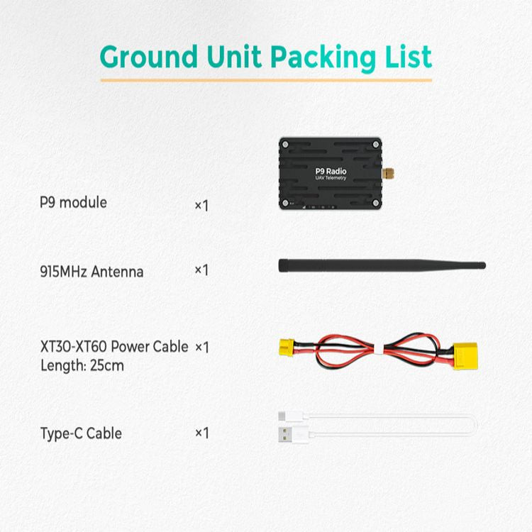 CUAV P9 Radio Drone Telemetry | High power High speed Ultra-vision UAV Data Link Communication Module