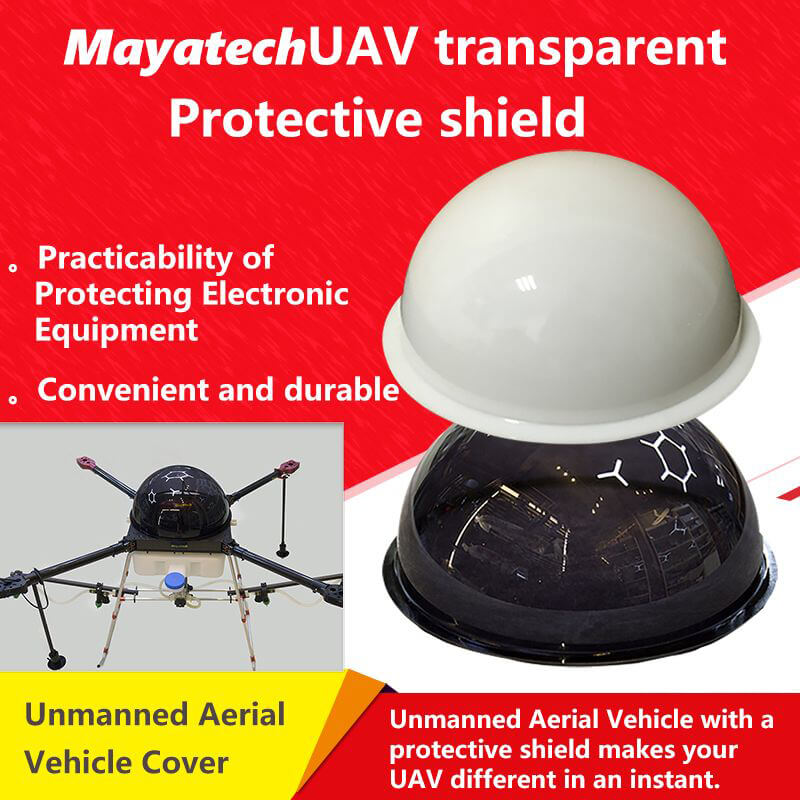 UAV Cover Frame Hood for Multi-rotor UAV Agricultural UAV Cover Dark Brown