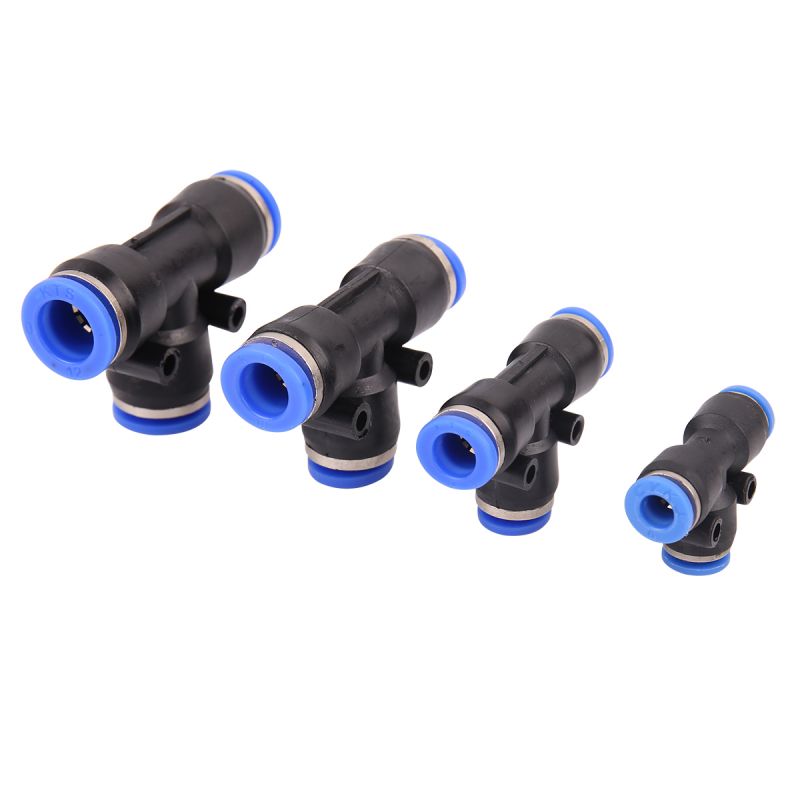 CZ 6 8 10 12mm Tee Quick Installation Of Transfer Joints For Agricultural Plant Protection UAV T-type Tube Three-way Connection