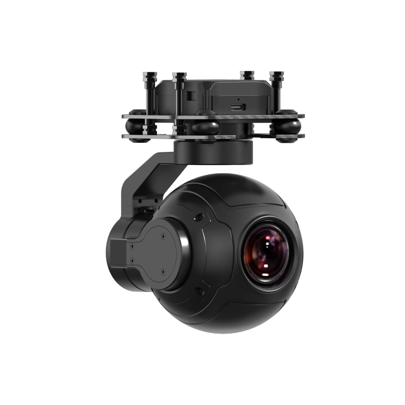 ZR10-2K 4MP Zoom Gimbal Camera with 2560×1440 HDR QHD Hybrid Night Vision 3-Axis Stabilizer Lightweight for Drone Mapping Suvery Inspection