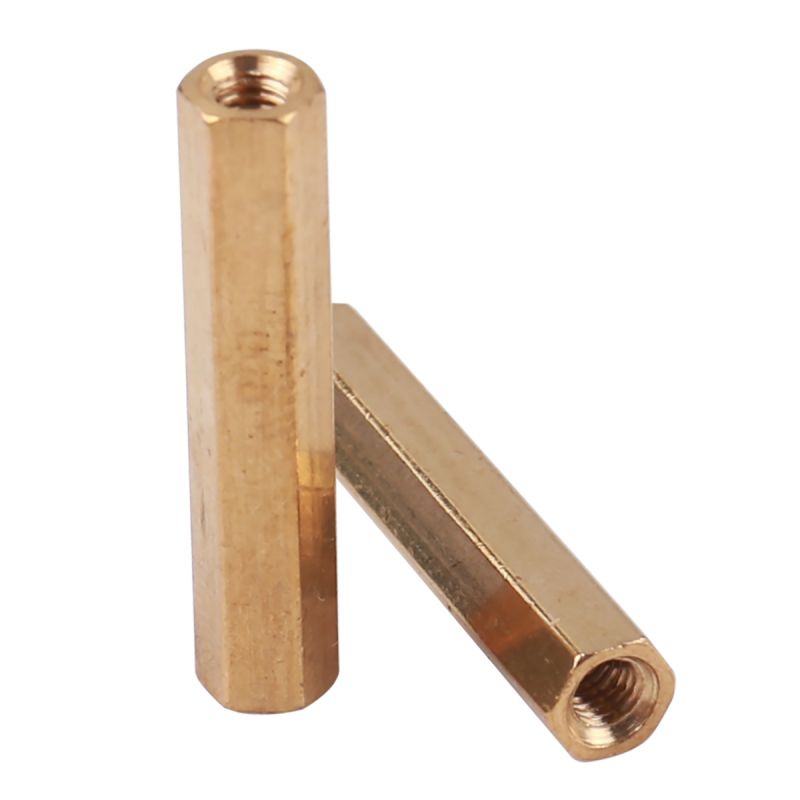 10pcs M3 x 25mm+6mm Male to Female M3 Brass Pillar 25mm Length Model UAV Spare Parts Isolation Column Support Fixing