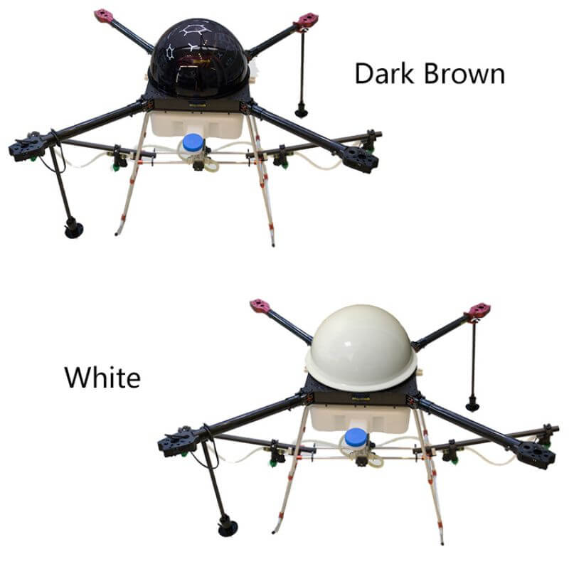 UAV Cover Frame Hood for Multi-rotor UAV Agricultural UAV Cover Dark Brown