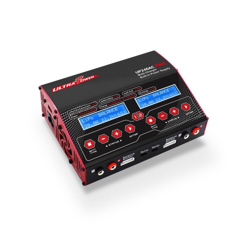 Ultra Power UP240AC Duo 240W 2CH AC/DC Dual Balance Charger Discharger LiPo LiFe NiMH Battery