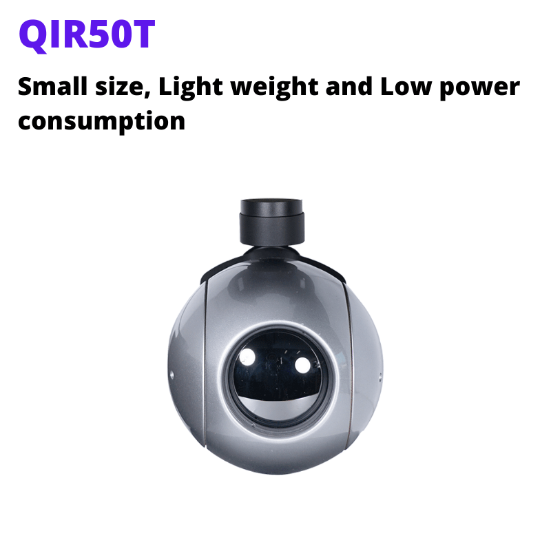 QIR50T 50mm infrared thermal payload for surveillance and inspection