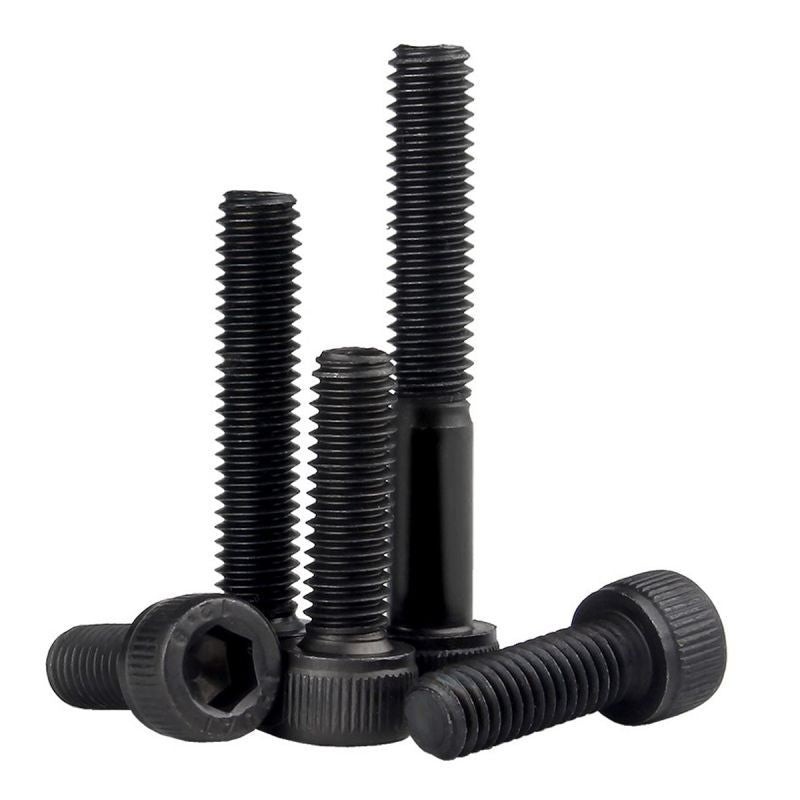 10pcs 12.9 High strength M4/M5/M6 allen socket head screw Hexagon Socket Head Cap Screws Hex Socket Screw carbon steel