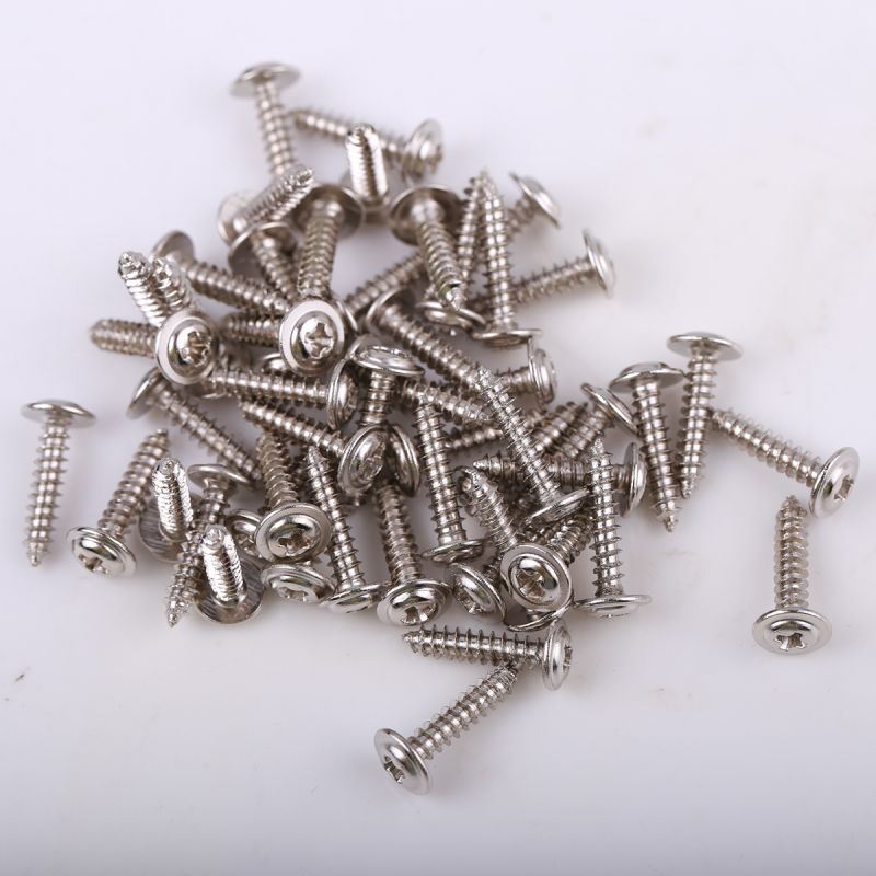 50pcs 100pcs servo screws M2.5 mm x 12mm Cross self-tapping w/ washer self tapping servo screw for FUTABA JR HITEC MKS servo