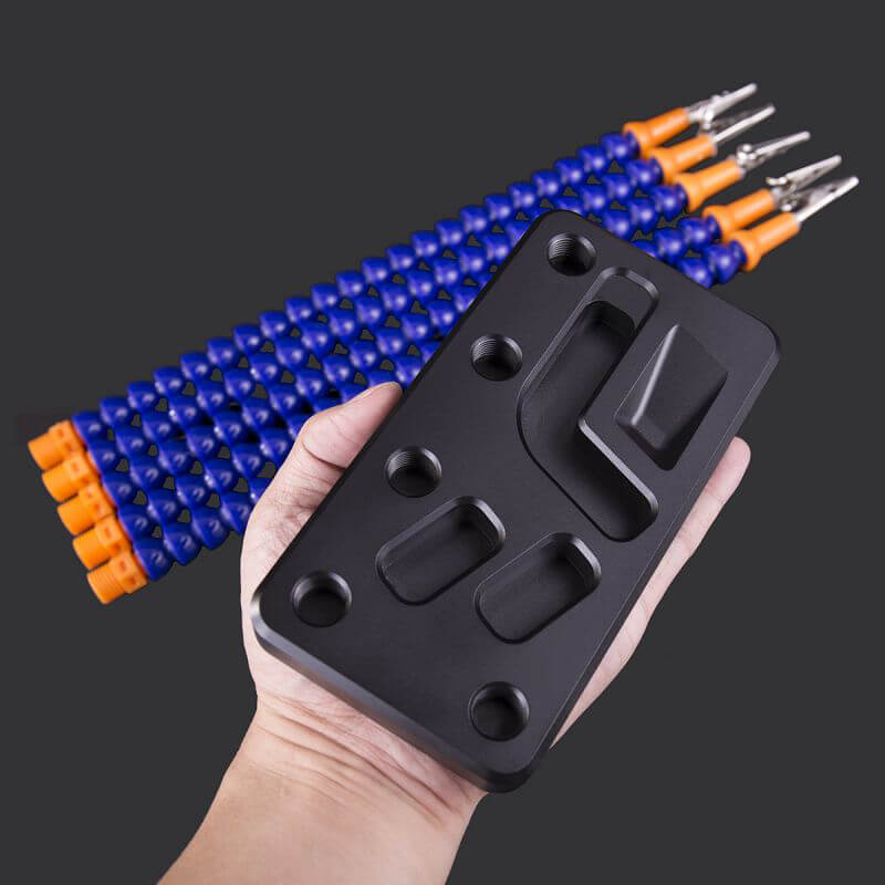 Helping Hands Third Hand Soldering Tool 5 Flexible Arms Five Arm Soldering Station With Swiveling Alligator Clip