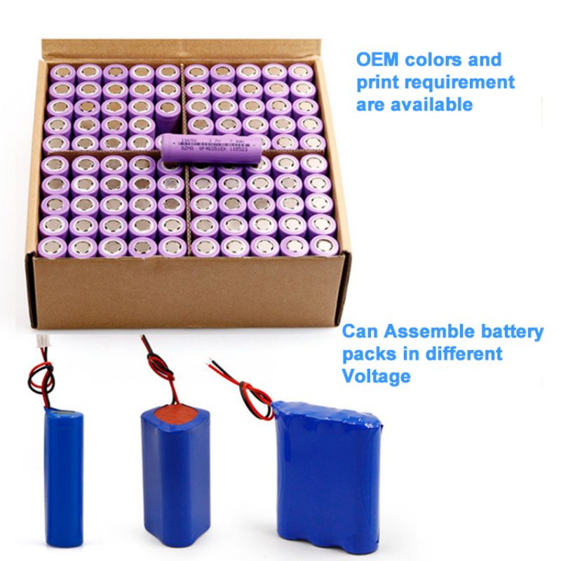 A Grade 1200Mah 2000Mah 3500Mah 3.7V 7.4V 11.1V 14.8V Customized Plug 18650 Ion Lithium Battery Pack