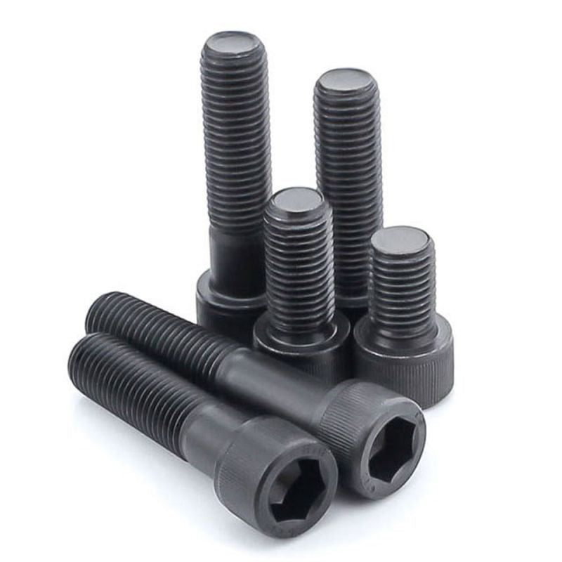 10pcs 12.9 High strength M4/M5/M6 allen socket head screw Hexagon Socket Head Cap Screws Hex Socket Screw carbon steel