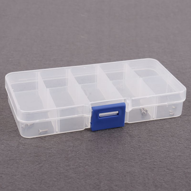 Model Storage box Banana Head Small Parts Box 8 or 10 Slots Cells Hardware Fittings Toolbox Square and Round