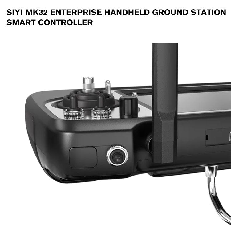 SIYI MK32E Enterprise Handheld Ground Station Smart Controller with 7 Inch HD High Brightness LCD Touchscreen Dual Full HD Digital Image Transmission 4G RAM 64G ROM Android OS for UAV UGV USV Long Range