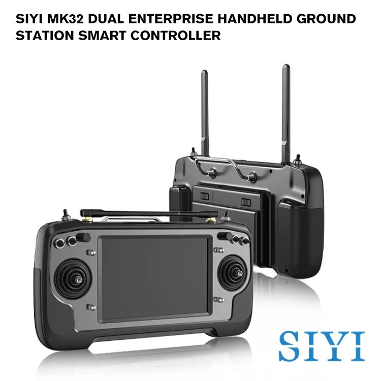 SIYI MK32 DUAL Enterprise Handheld Ground Station Smart Controller with Dual Operator and Remote Control Relay Feature