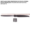 EMP Glass Fiber Reinforced Nylon Oil-power Black Propeller 17*8/18*8/18*10/18*12/19*10/20*12/22*12