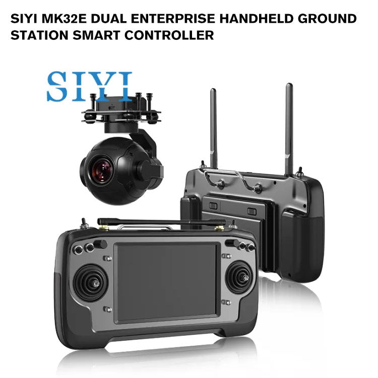 SIYI MK32E DUAL Enterprise Handheld Ground Station Smart Controller with Dual Operator and Remote Control Relay Feature