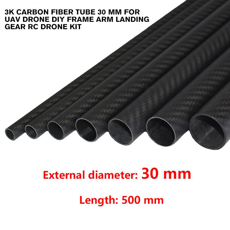 3K Carbon Fiber Tube 30 mm for UAV Drone DIY Frame arm Landing Gear Rc Drone kit