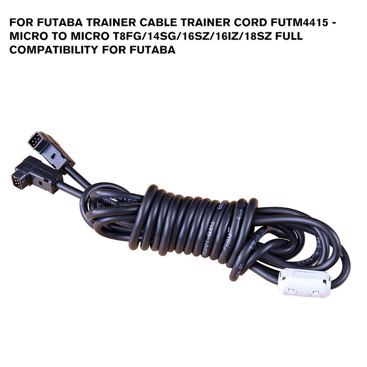 for Futaba Trainer Cable Trainer Cord FUTM4415 - Micro to Micro T8FG/14SG/16sz/16IZ/18SZ Full Compatibility for Futaba