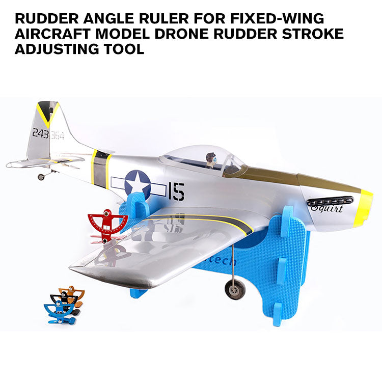 Rudder Angle Ruler for Fixed-wing Aircraft Model Drone Rudder Stroke Adjusting Tool