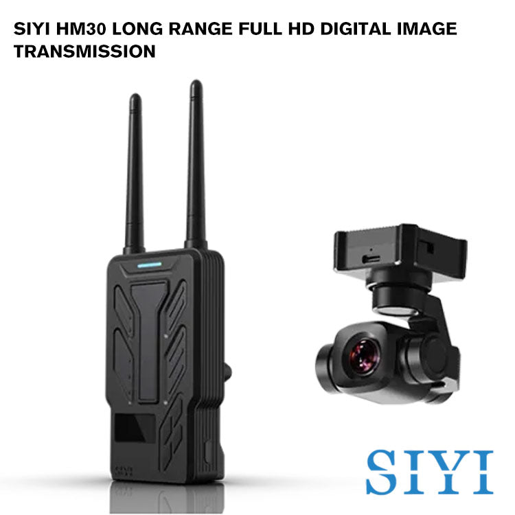 SIYI HM30 Long Range Full HD Digital Image Transmission FPV System 1080p 60fps 150ms SBUS PWM Mavlink Telemetry OSD 30KM CE FCC