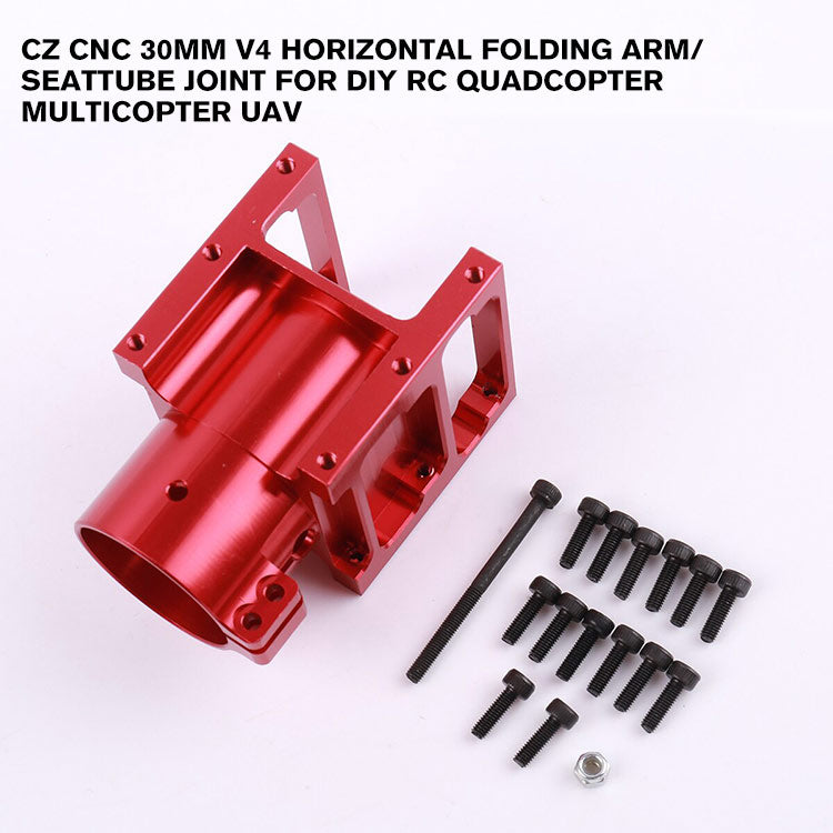 CZ CNC 30mm V4 Horizontal Folding arm/seatTube Joint for DIY RC Quadcopter Multicopter UAV