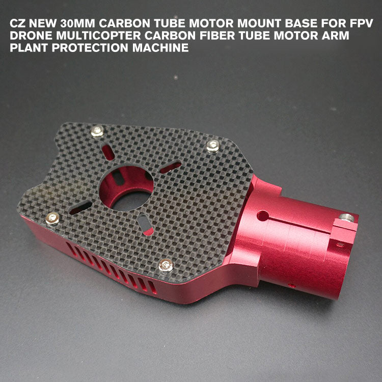 CZ New 30MM Carbon Tube Motor Mount Base For FPV Drone Multicopter Carbon Fiber Tube Motor Arm Plant Protection Machine