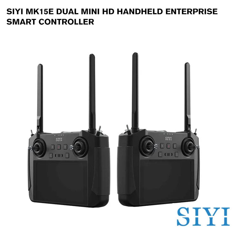 SIYI MK15E DUAL Mini HD Handheld Enterprise Smart Controller with Dual Operator and Remote Control Relay Feature Korea KC and Japan MIC Certified