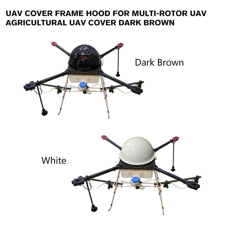 UAV Cover Frame Hood for Multi-rotor UAV Agricultural UAV Cover Dark Brown