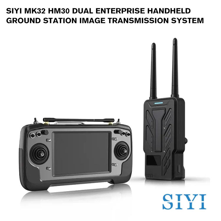 SIYI MK32 HM30 DUAL Enterprise Handheld Ground Station Image Transmission System with Dual Operator and Remote Control Relay Feature