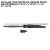 EMP Glass Fiber Reinforced Nylon Oil-power Black Propeller 17*8/18*8/18*10/18*12/19*10/20*12/22*12