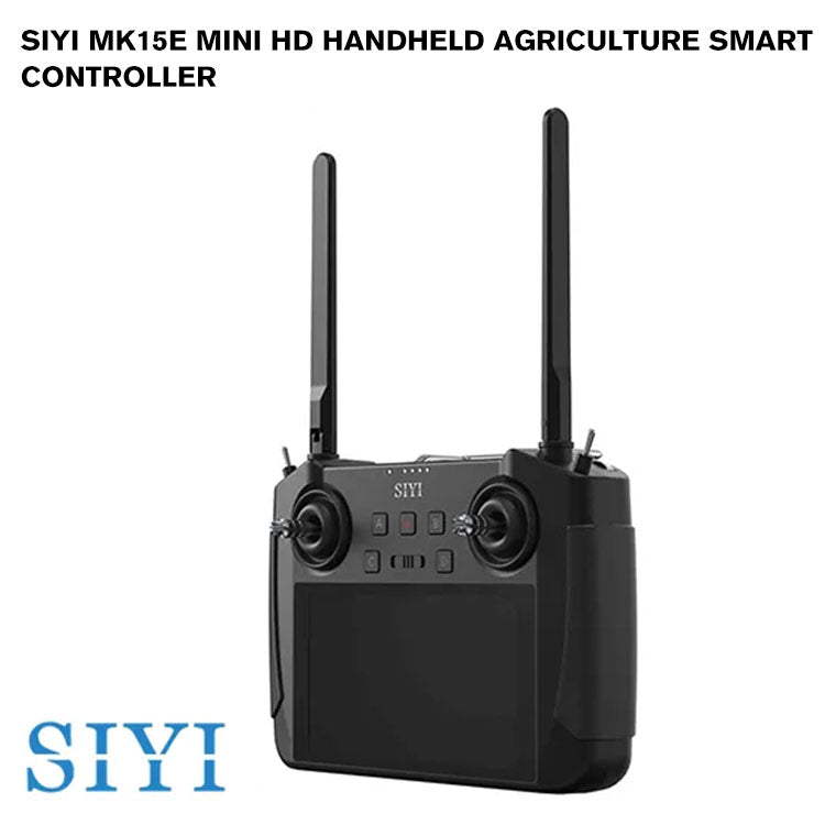 SIYI MK15E Mini HD Handheld Agriculture Smart Controller with 5.5 Inch High Brightness High Definition LCD Touchscreen Dual Full HD FPV Low Latency Long Range Japan MIC Korea KC Certified