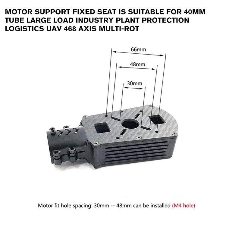 motor support fixed seat is suitable for 35mm tube large load industry plant protection logistics uav 468 axis multi-rot