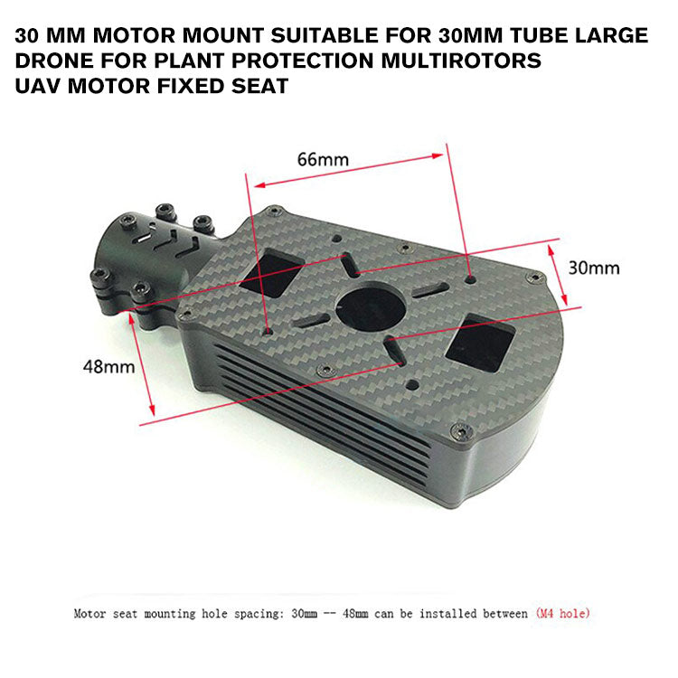 30 mm Motor Mount Suitable for 30mm Tube Large drone for Plant Protection Multirotors UAV Motor Fixed Seat