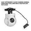 U30T optimized 2-axis camera gimbal airplane VTOL and Multi-rotor UAV payload