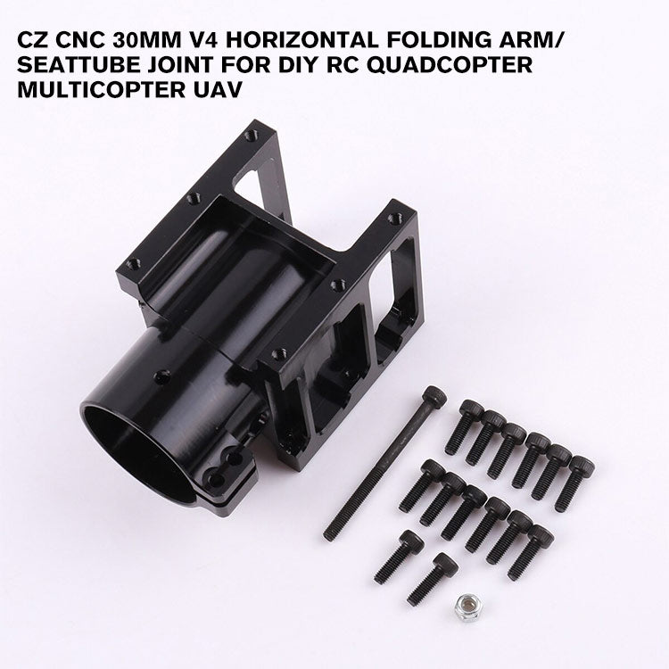 CZ CNC 30mm V4 Horizontal Folding arm/seatTube Joint for DIY RC Quadcopter Multicopter UAV