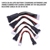 10PCS 2s-6s LiPo Battery Charging Extended Line/Wire/Connector 22AWG 220mm JST-XH Balancer Silicone Cable 2S 3S 4S 5S 6S