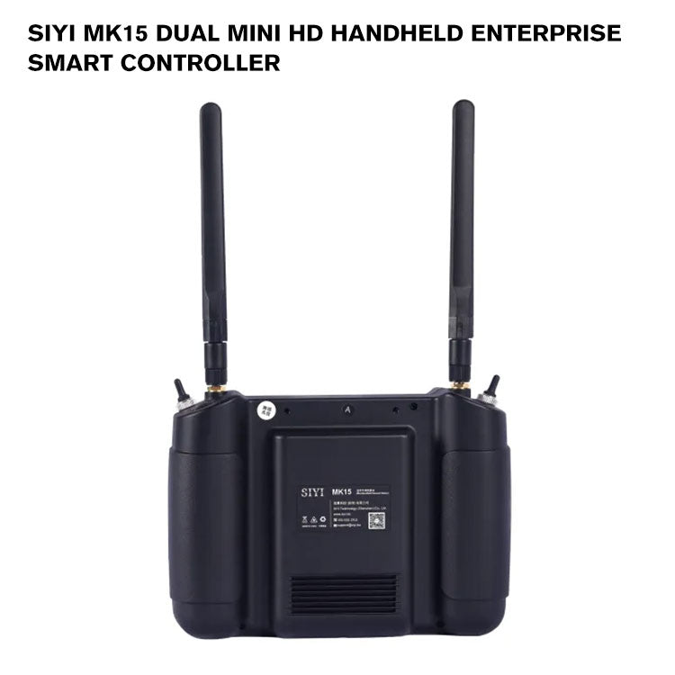 SIYI MK15 DUAL Mini HD Handheld Enterprise Smart Controller with Dual Remote and Remote Control Relay Feature CE FCC KC