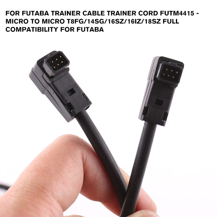 for Futaba Trainer Cable Trainer Cord FUTM4415 - Micro to Micro T8FG/14SG/16sz/16IZ/18SZ Full Compatibility for Futaba