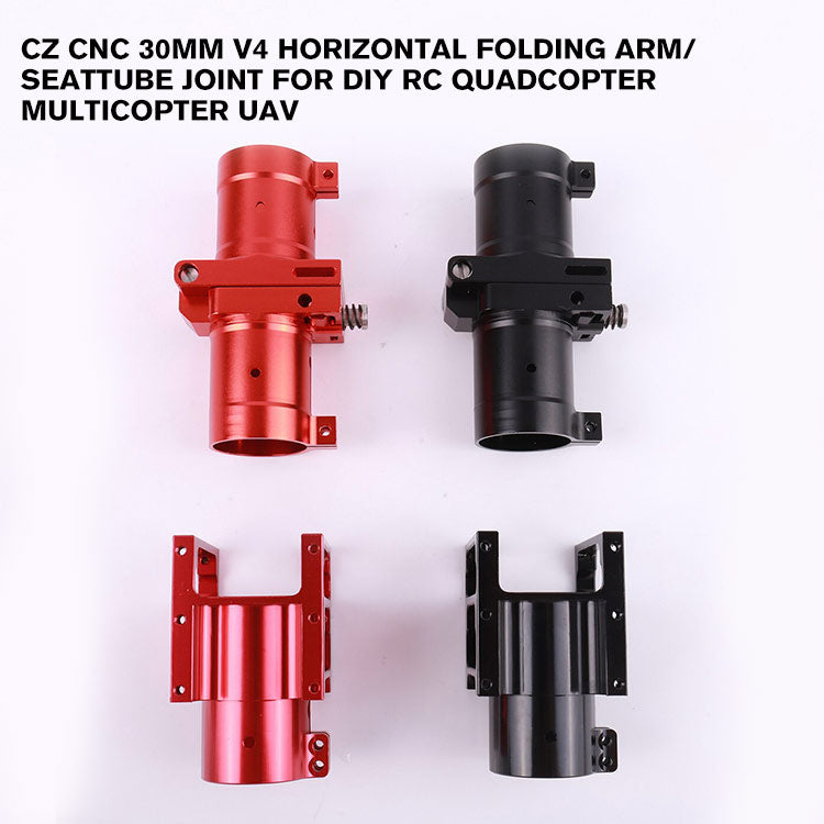 CZ CNC 30mm V4 Horizontal Folding arm/seatTube Joint for DIY RC Quadcopter Multicopter UAV