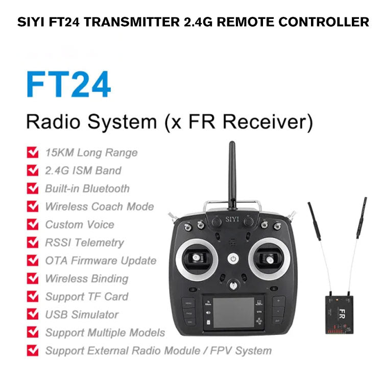 SIYI FT24 Transmitter 2.4G Remote Controller