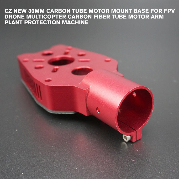 CZ New 30MM Carbon Tube Motor Mount Base For FPV Drone Multicopter Carbon Fiber Tube Motor Arm Plant Protection Machine